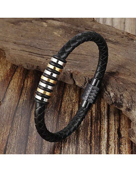 Плетеный браслет со сталью, изображение 5