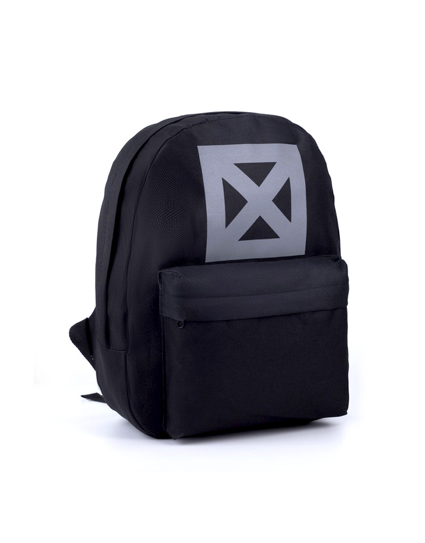 Рюкзак черный со светоотражающим элементом