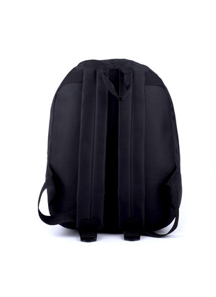 Рюкзак черный со светоотражающим элементом, изображение 2